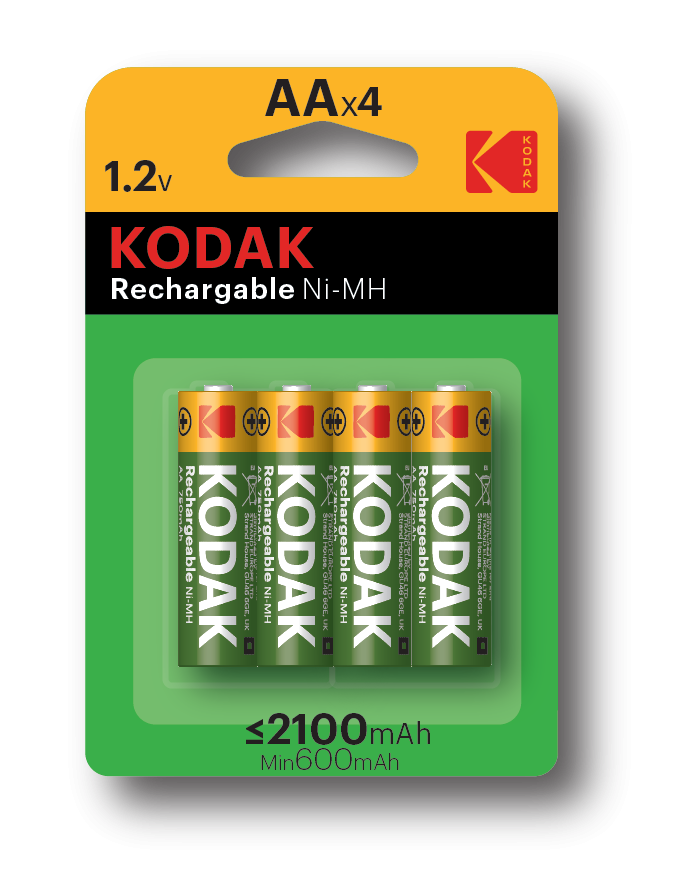 Kodak HR6-4BL 2100mAh Pre-Charged [KAAHRP-4] (80/640/15360)