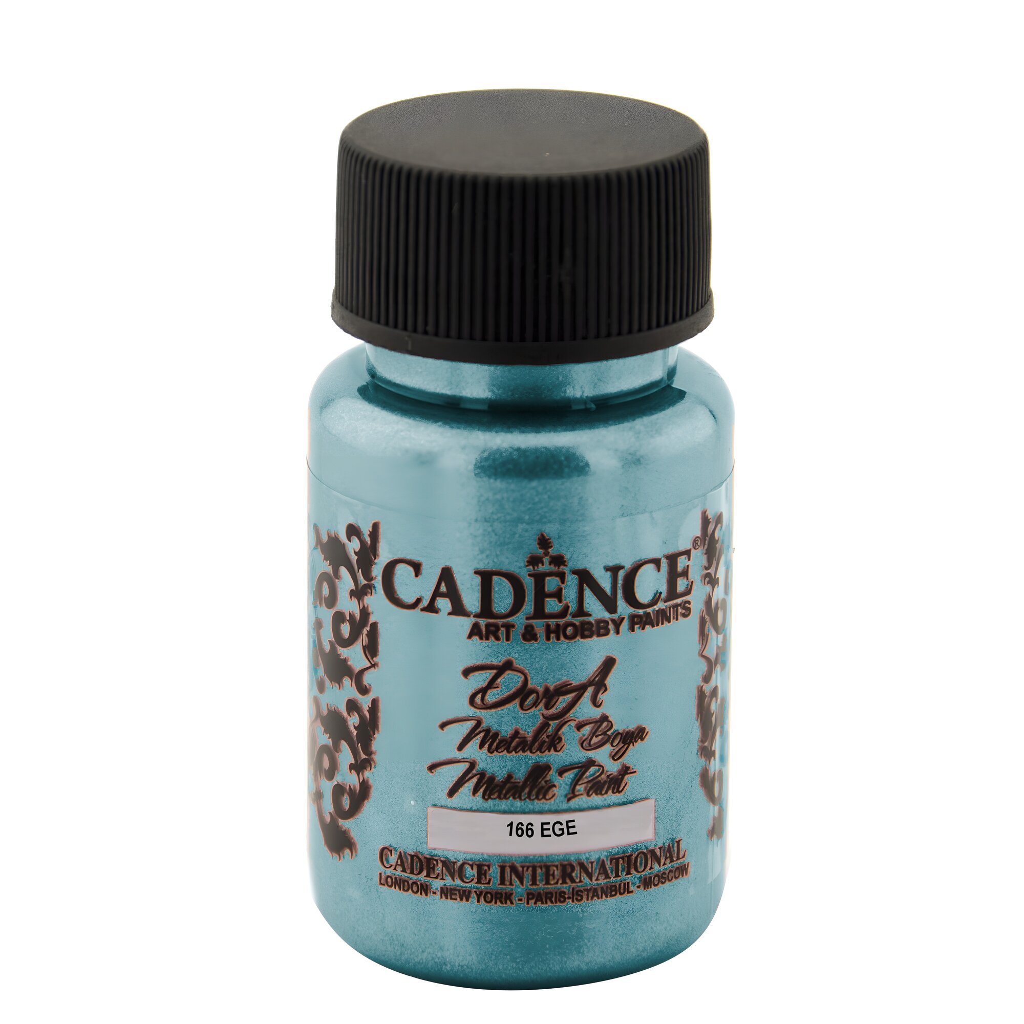 Акриловая краска Cadence Dora Metallic Paint, 50 ml. Aegean-166