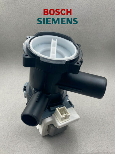 Изображение товара Сливной насос с улиткой в сборе для стиральной машины Bosch Siemens