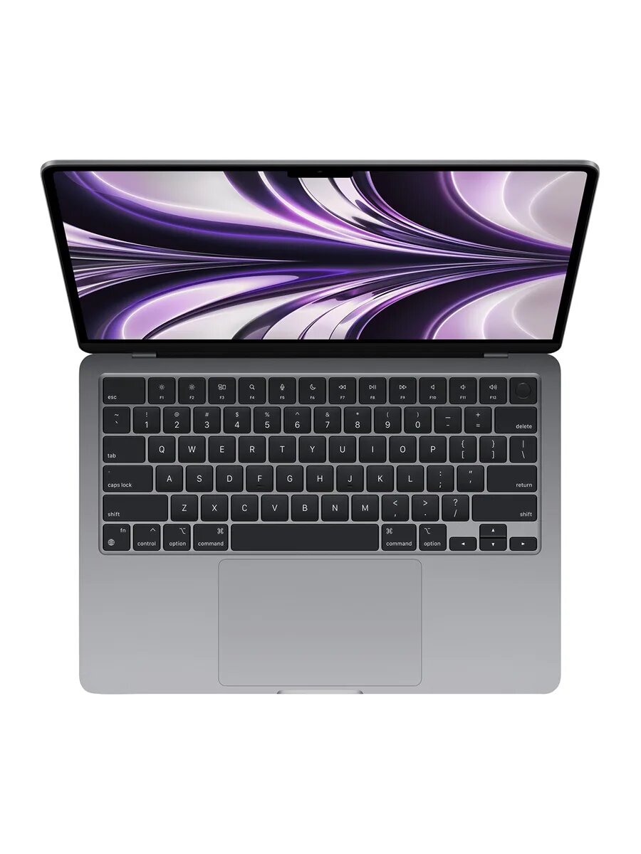 Ноутбук Apple MacBook Air 13 2022 / Apple M2 8-core CPU 8-core GPU / 8GB / SSD 512GB / macOS / 13.3", серый