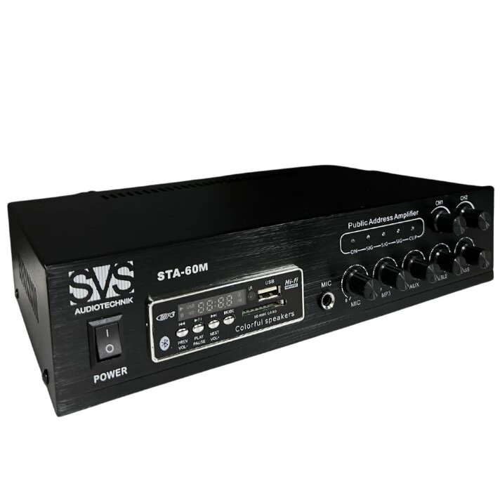 Микшер-усилитель универсальный SVS Audiotechnik STA-60M — фото 1