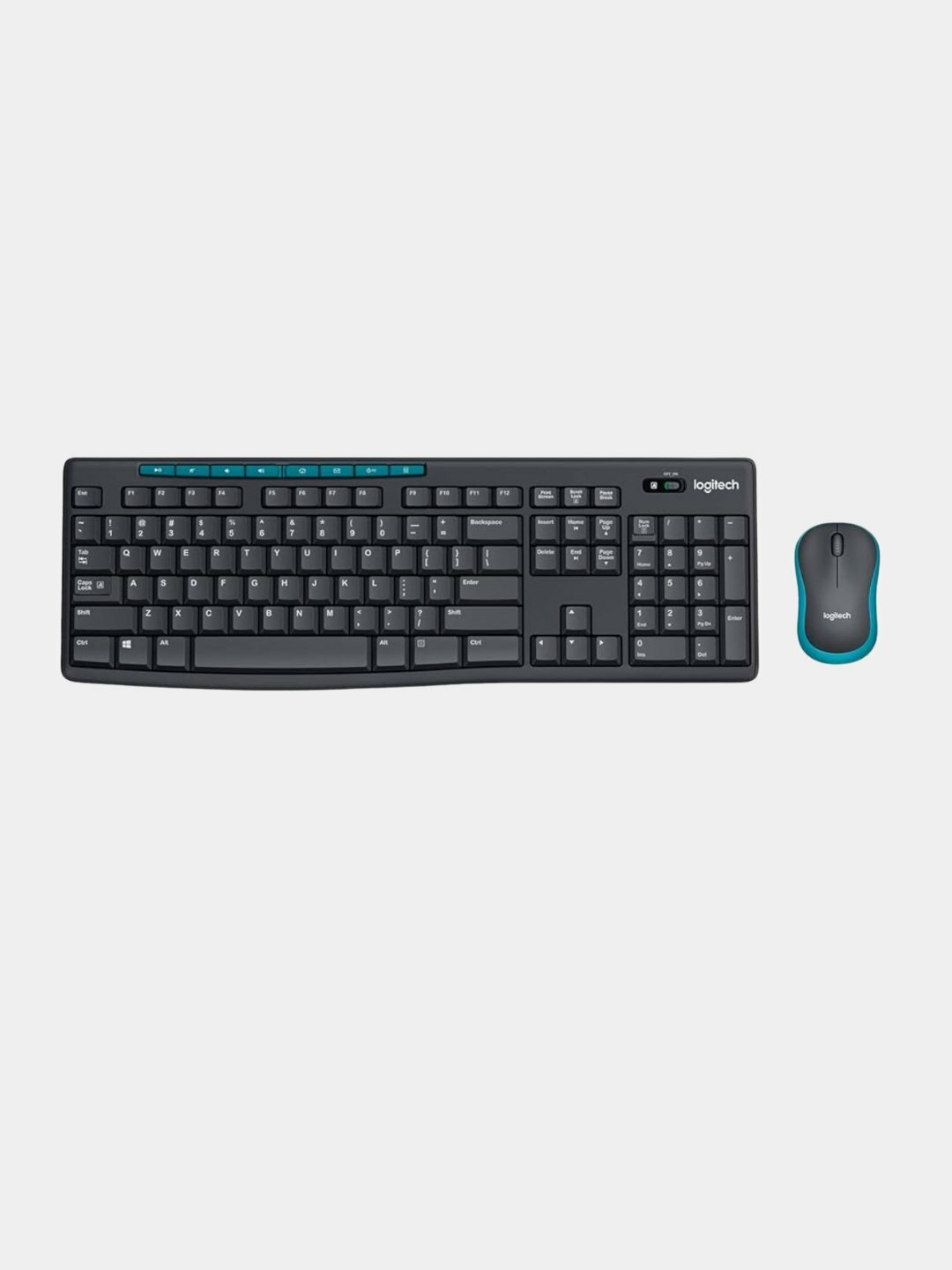 Беспроводной набор Logitech MK275 клавиатура и мышь, EN-раскладка, с цифровым блоком