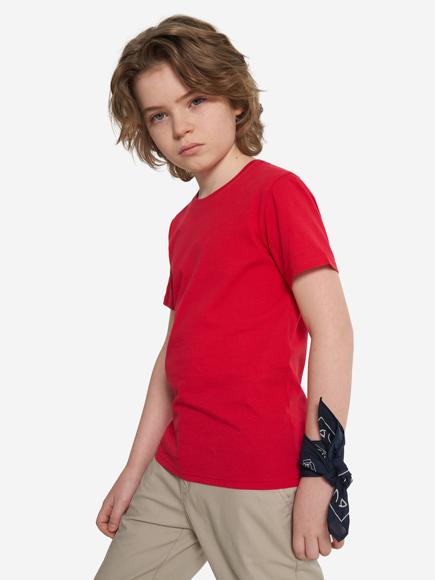 Бандана OUTVENTURE для мальчиков, размер one size, синий/белый — фото 1