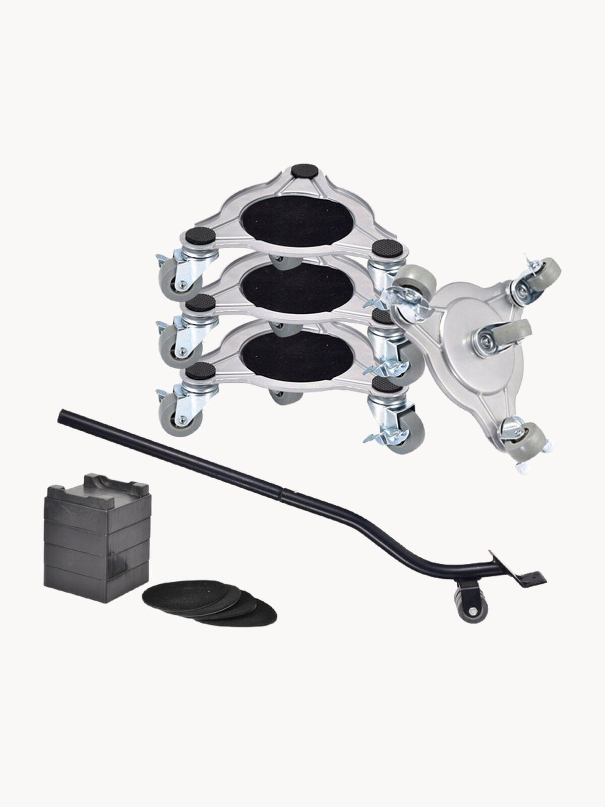 Домкрат для мебели 1500 FULLBUY, набор для перемещения и перестановки мебели, транспортёр