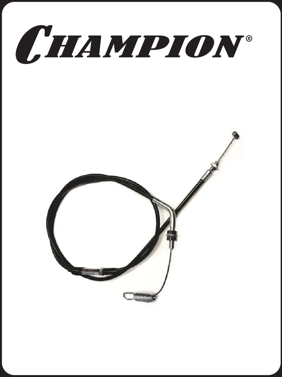 Трос включения шнека CHAMPION ST556 для снегоуборщиков, сталь, 1500мм — фото 1