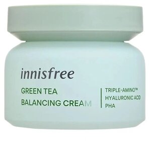 Innisfree Green Tea Balancing Cream крем для лица с экстрактом зеленого чая