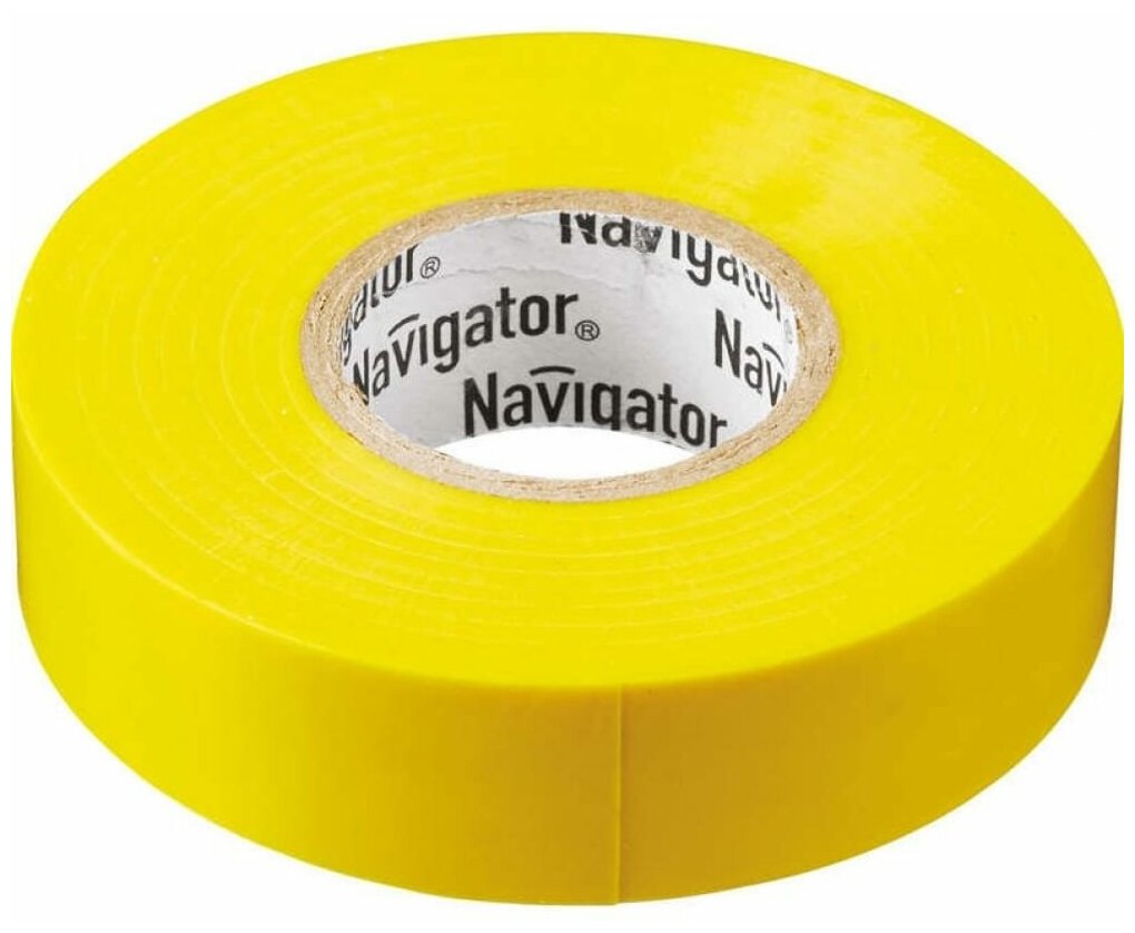 Изолента ПВХ Navigator 19х20м жел. NIT-A19-20/Y 71112