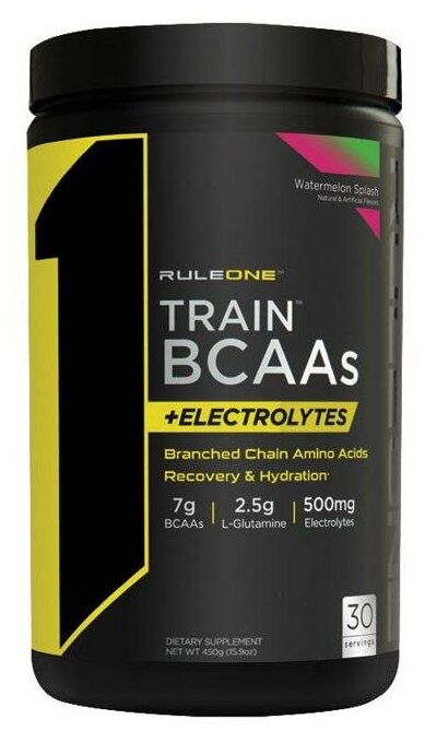 RULE ONE Train BCAA + Electrolytes 432 г (Watermelom splash)