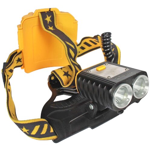 фото Фонарь налобный светодиодный акб usb 647 police