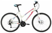 Велосипед Black One Alta 26 D (2022) 18" белый/розовый/голубой