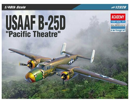 12328 Academy Бомбардировщик B-25D Pacific Theatre (1:48)