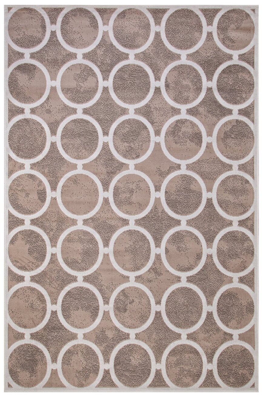 фото Ковёр Merinos Sierra 100x200 прямоугольный бежевый/кремовый D713