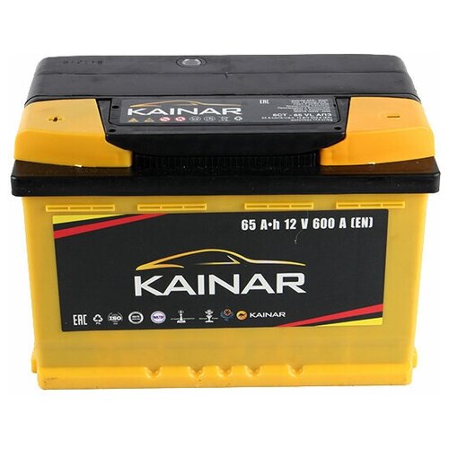 Аккумуляторная батарея KAINAR 6СТ65 600 А