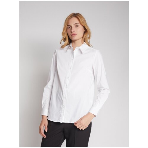 фото Рубашка с длинным рукавом, цвет белый, размер l zolla