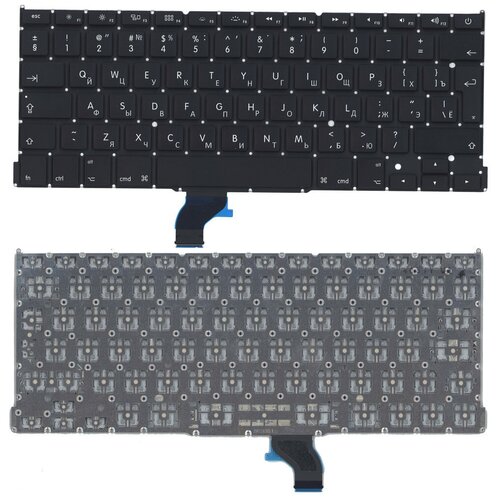 Клавиатура для ноутбука Apple MacBook Pro 13 Retina A1502 2013 черная большой Enter 1688₽