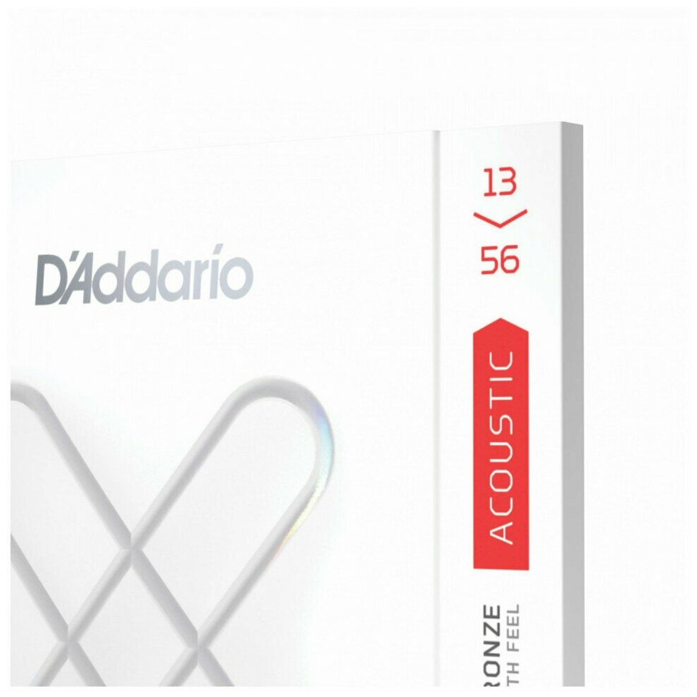 Струны для акустической гитары Medium 13-56 D'ADDARIO XSAPB1356 - фотография № 2