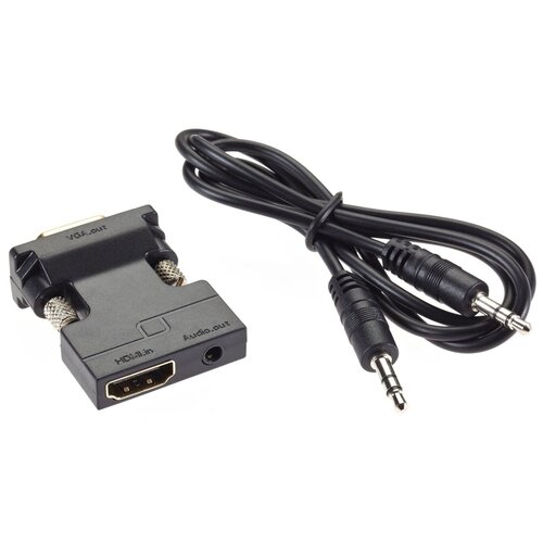 Переходник VCOM HDMI (F) - VGA (M) + audio, VCOM (CA336)