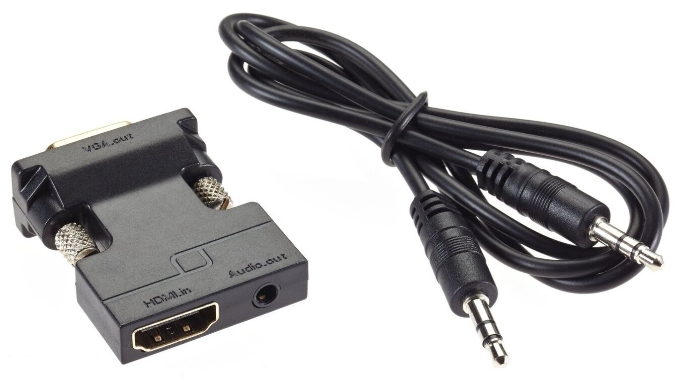 Переходник VCOM HDMI (F) - VGA (M) + audio, VCOM (CA336)