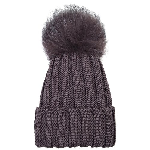 фото Шапка catya, размер vi, коричневый, серый