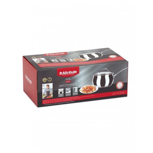 Ковш ATTRIBUTE ICONIC 2,2л с крышкой