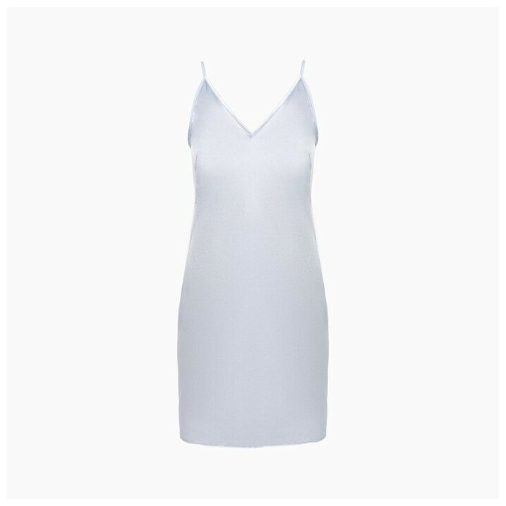 Сорочка женская MINAKU: Light touch цвет серебро, размер 42 - фотография № 1