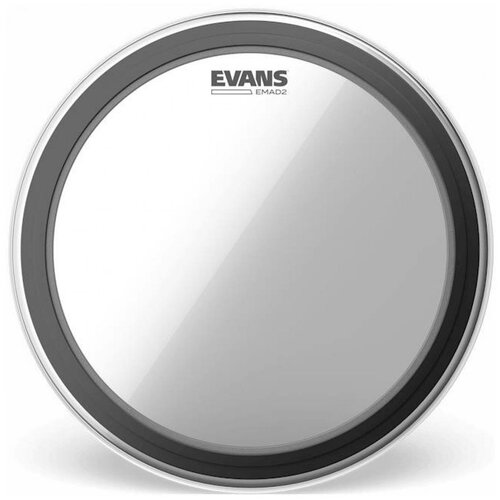 Evans BD24EMAD2 Пластик для бас-барабана 24, передний, серия EMAD2, двуслойный с демферными кольцам пластик для барабана meinl head 70