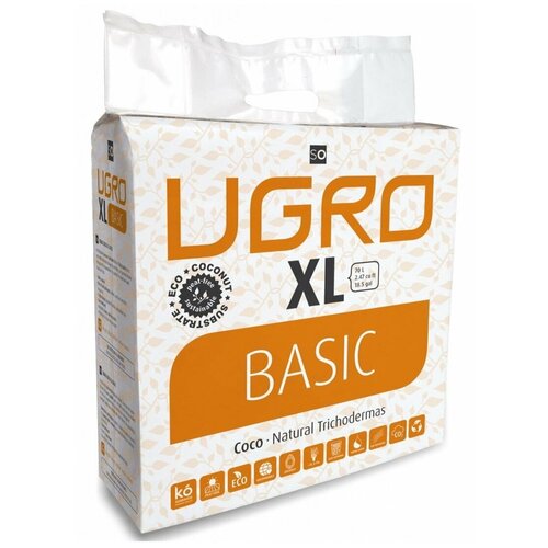 Кокосовый субстрат UGro XL Basic 70л (не требует промывки) кокосовый субстрат ugro basic small 11л не требует промывки