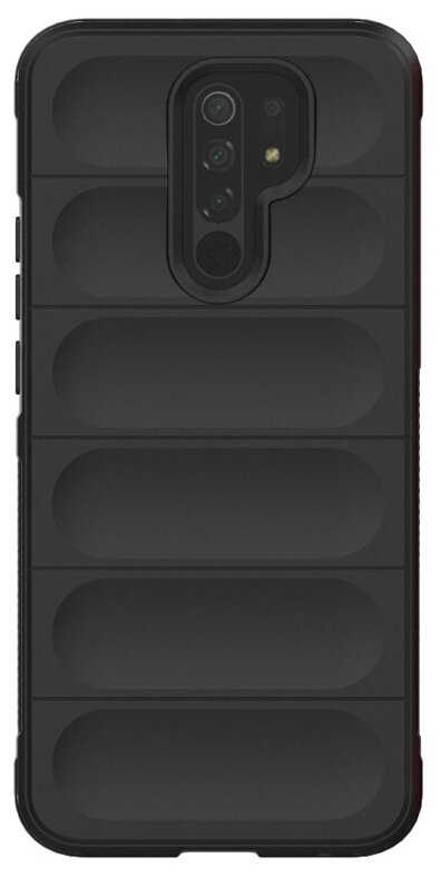 Противоударный чехол Flexible Case для Xiaomi Redmi 9 черный