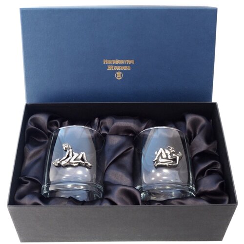 Набор на две персоны Квадро стаканы для виски 