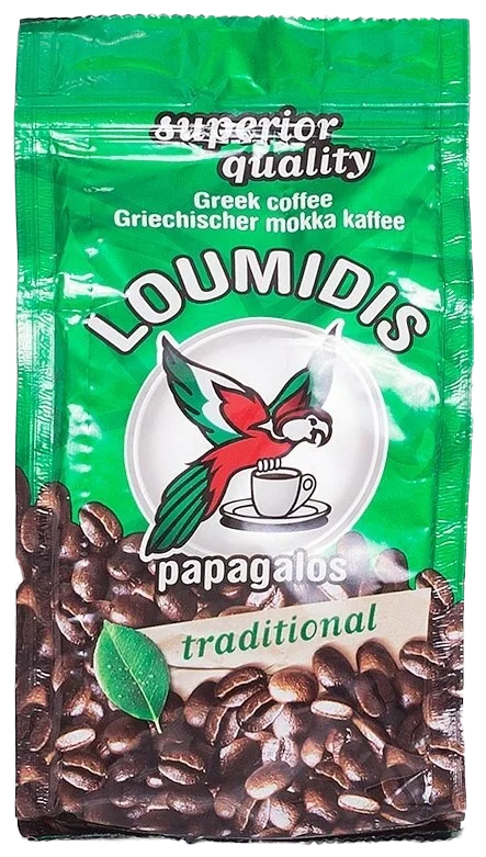 Кофе молотый Loumidis Papagalos Traditional