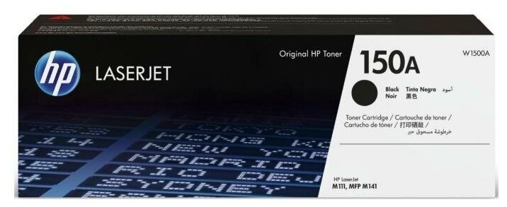 Картридж Hewlett Packard W1500A (HP 150A) Black