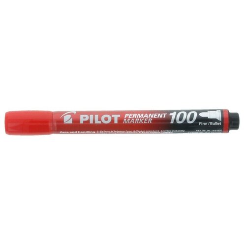 Pilot Маркер перманентный, круглый 1 мм красный SCA-100 (R) 58961540782