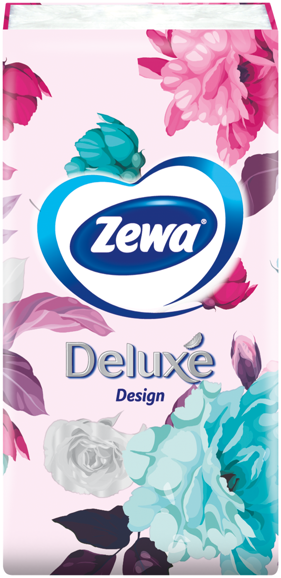 Платочки бумажные носовые Zewa Deluxe Design, 3 слоя, 10шт.Х 10 - фотография № 7