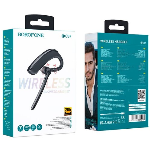 Borofone Блютуз-гарнитура черная Business BT BC37 99000₽