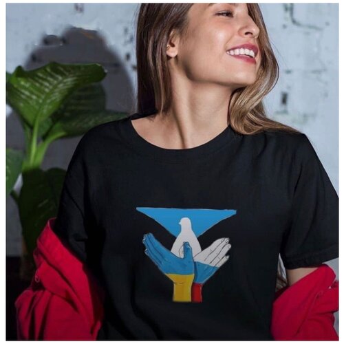 фото Футболка хит 2022 женская черная размер l нет бренда