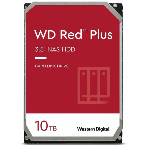 Жёсткий диск WD 10Tb SATA-III WD Red Plus ( ) (WD101EFBX)