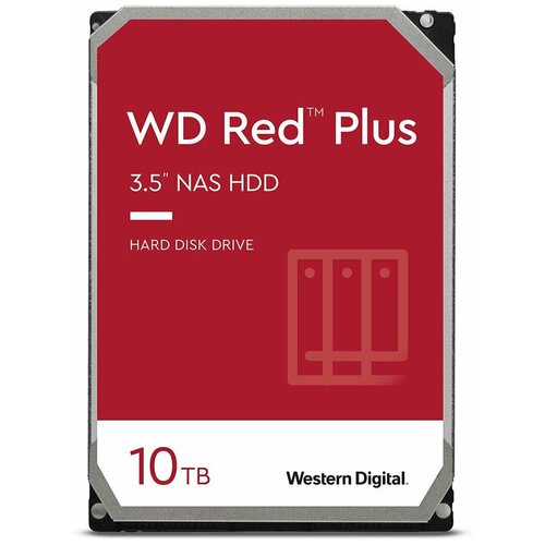 Жёсткий диск WD 10Tb SATA-III WD Red Plus WD101EFBX 2254000₽