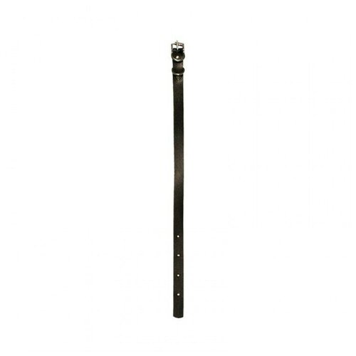 Ошейник 0512Ч 1сл 14 мм строченый длина до 32 см черный