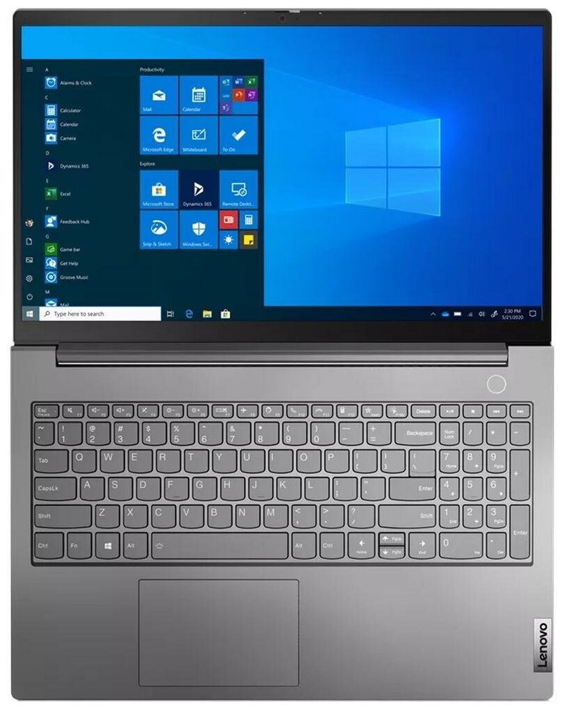Ноутбук Lenovo ThinkBook 15 Gen 2 156 FHD IPSCore i3-1115G48GB256GB SSDUHD GraphicsWin 11 Pro 64-bitNoODDсерый 20VE00UBRU