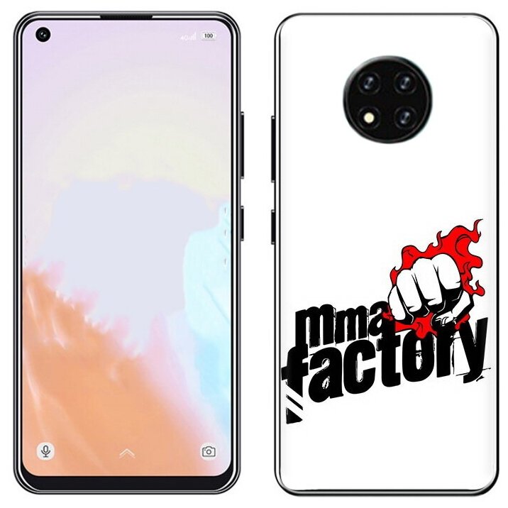 Чехол задняя-панель-накладка-бампер MyPads Единоборства ММА для Oukitel C19/Oukitel C19 Pro противоударный