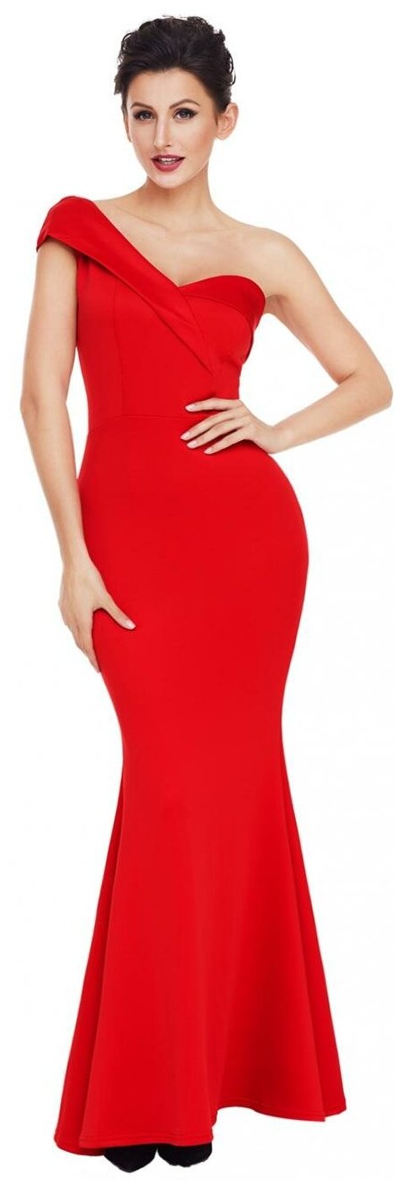 Платье ChiMagNa, вечернее, макси, размер 42-44, красный