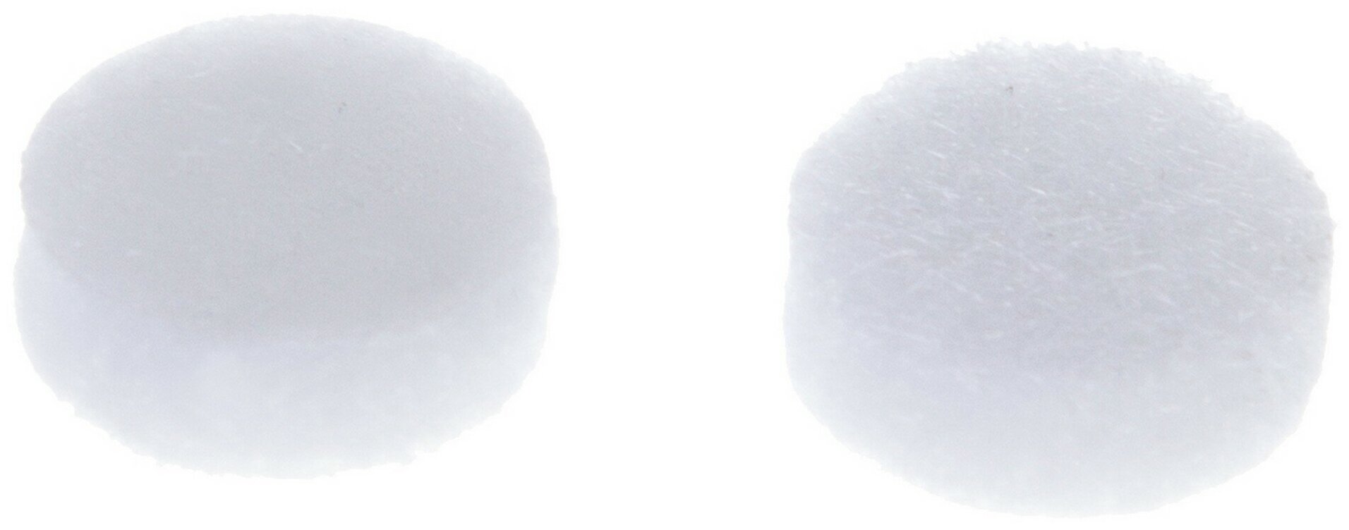 фото STANDERS Накладки фетровые Standers 10 мм, круглые, войлок, цвет белый, 32 шт.