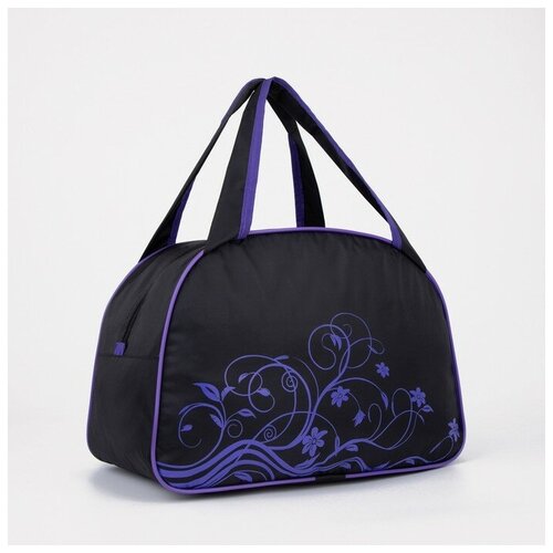 фото Сумка спортивная 40 см, фиолетовый, черный dreammart