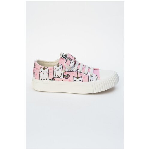 фото Кеды с котами british knights b43-3717c-12 розовый 28