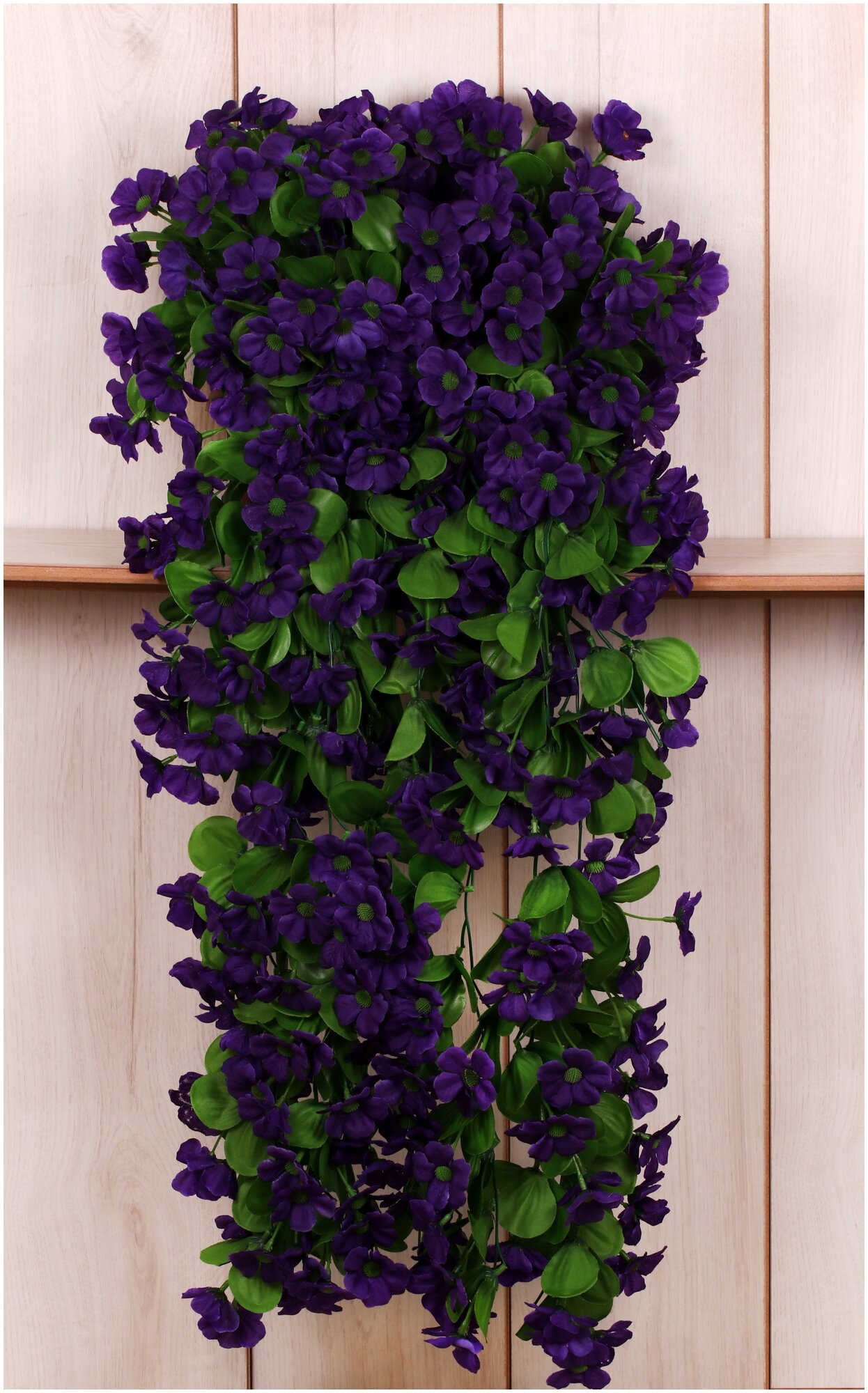 Искусственные цветы / Свисающие фиалки в вазоне / Букет цветов / Искусственные растения