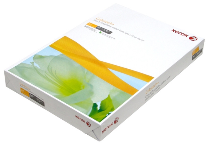 Бумага для цветной лазерной печати XEROX Colotech plus, А3, 90г/кв. м, 170%CIE (500 листов)