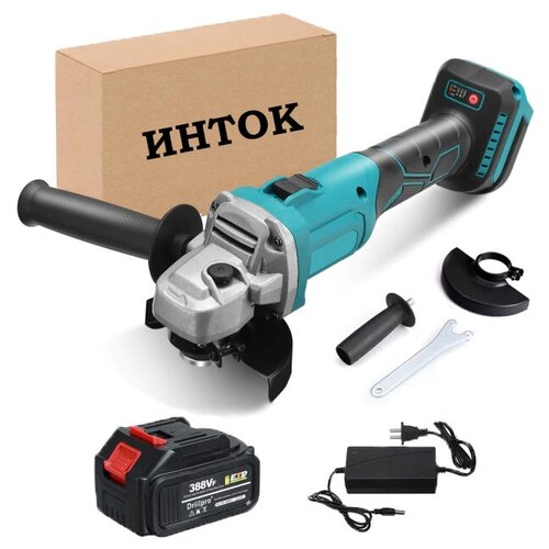 Аккумуляторная УШМ инток 860125 мм c АКБ-1шт 18V Li-ion и зарядкой адаптирована к 18V батареи Маkitа 569000₽