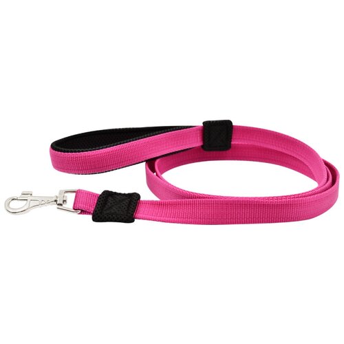 Поводок Зооэкспресс FRESH LINE для собак капрон мягкая ручка с сеткой малиновый 20мм длинна 15м 316₽