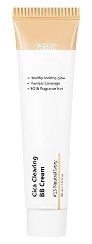 Purito -       Cica Clearing BB Cream #13 Neutral Ivory