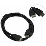 Кабель SmartBuy HDMI - HDMI ver. 2.0, 2 фильтра, черный, 5 м - изображение